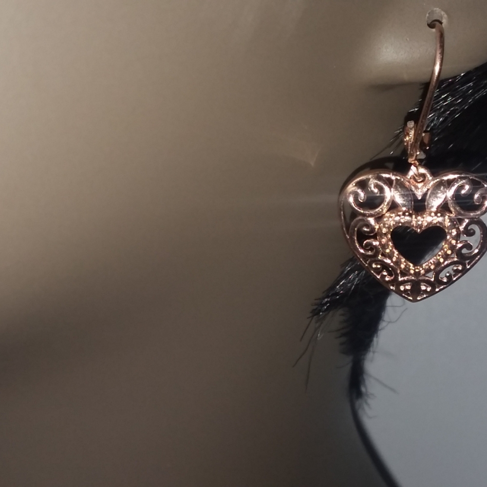 Rose Gold vermeil earrings